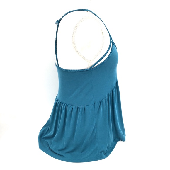 American Eagle outfitters AEO Tank Top Blue Soft & Sexy strappy modal S women's - Picture 10 of 16